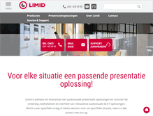 Tablet Screenshot of limid.nl